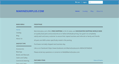 Desktop Screenshot of marinesurplus.com